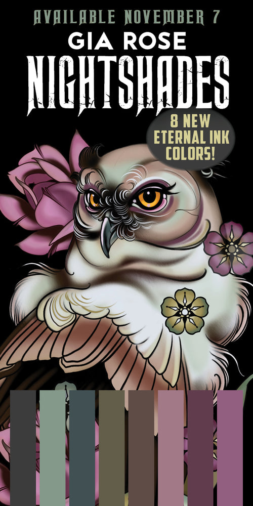 Eternal Tattoo Ink Professional 6 Color 1 Ounce PASTEL SET HOT Free  Shipping