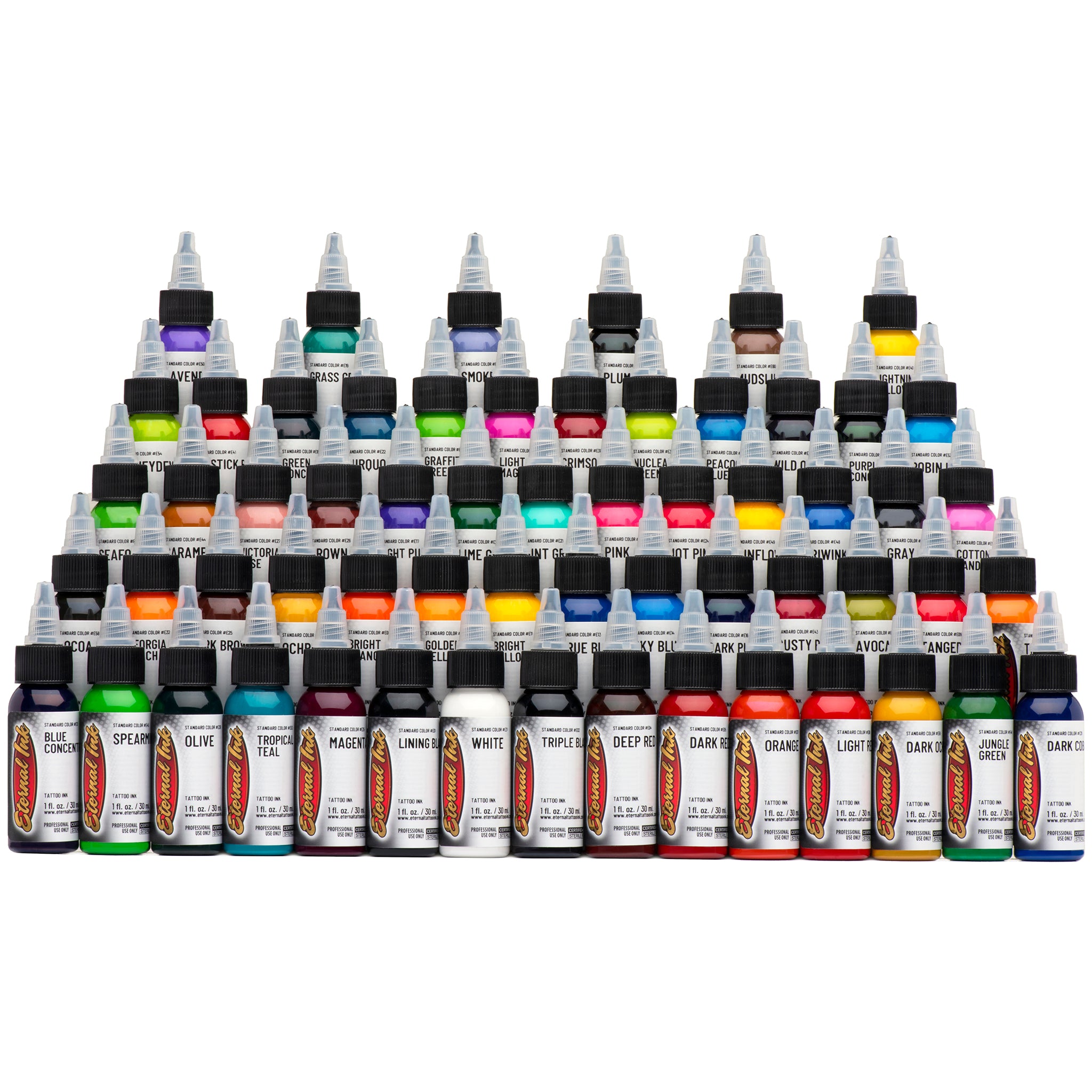 Professional Tattoo Ink Color Set Authentic Pigment Beauty Tattoo