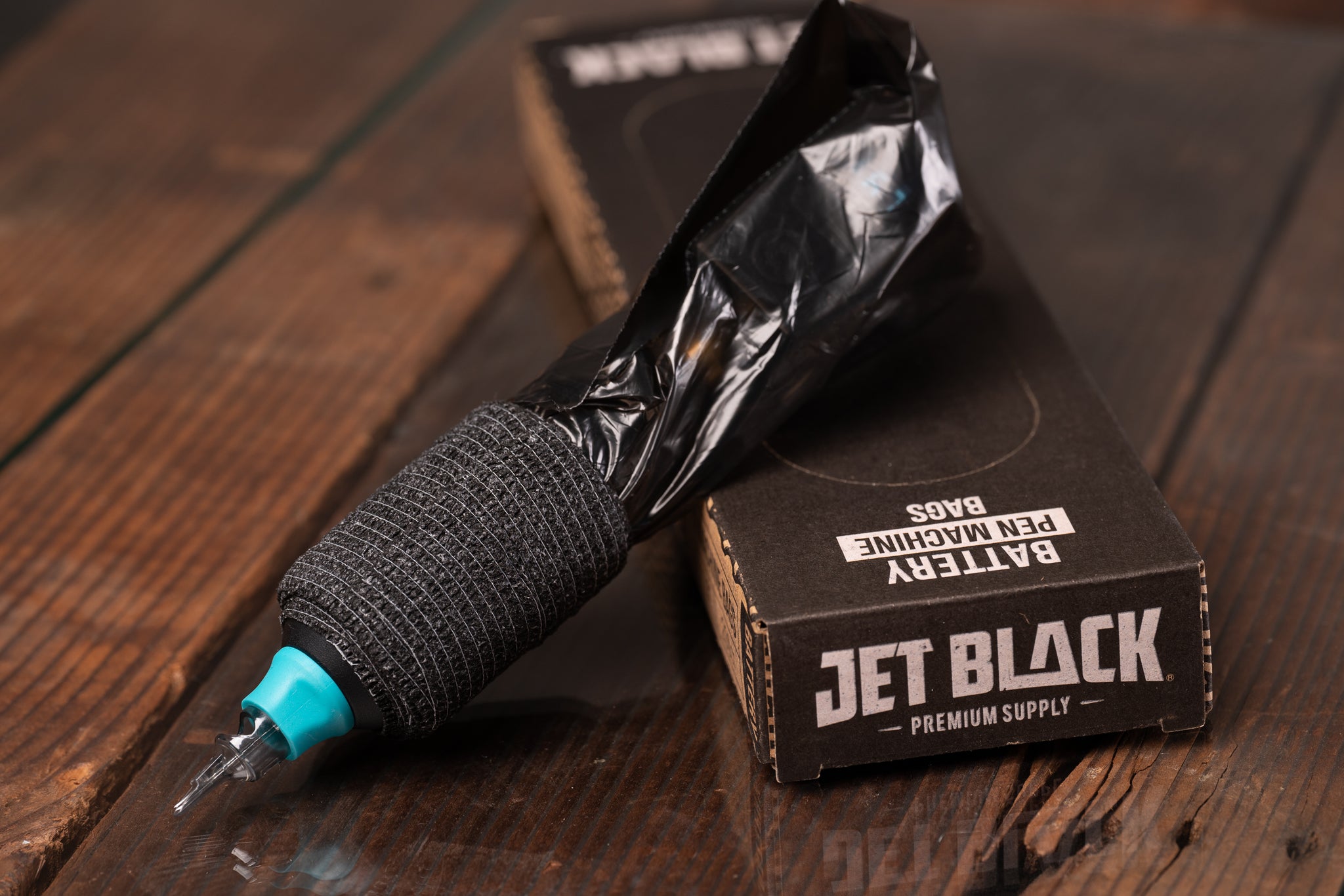 Jet Black Supply x Inkeeze Black Sterile Tongue Depressors